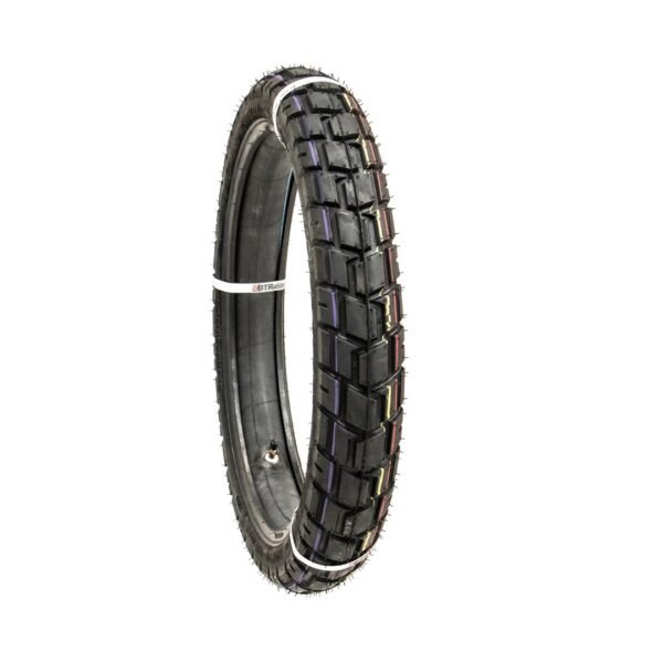 Llanta 90/90-18 para moto, Doble propósito. Tube Type.