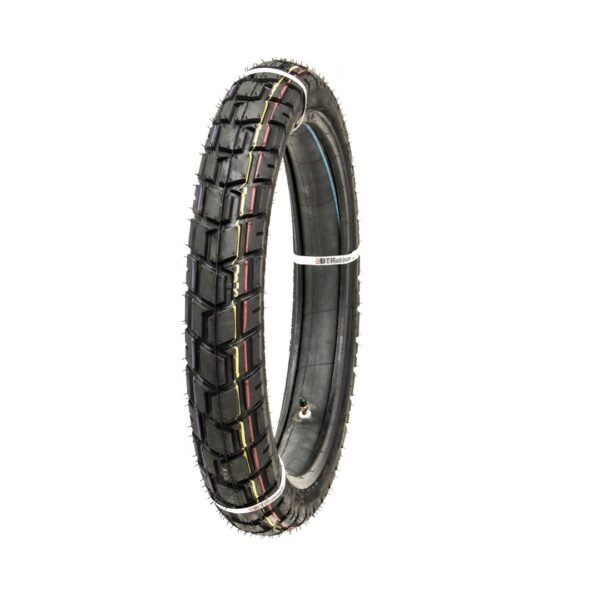 Llanta 90/90-18 para moto, Doble propósito. Tube Type.