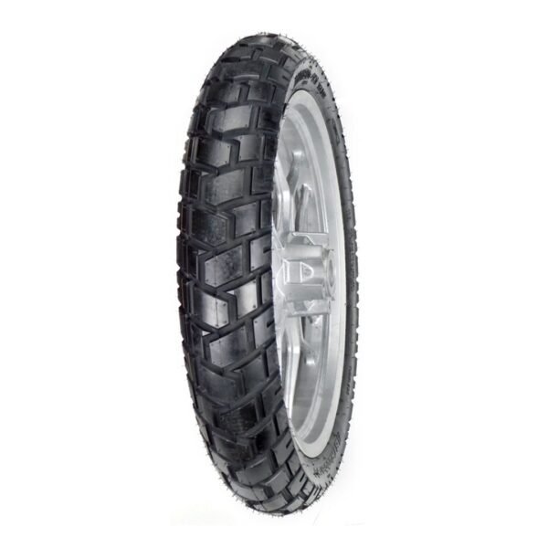 Llanta 80/90-17 para moto, Doble propósito. Tubeless.