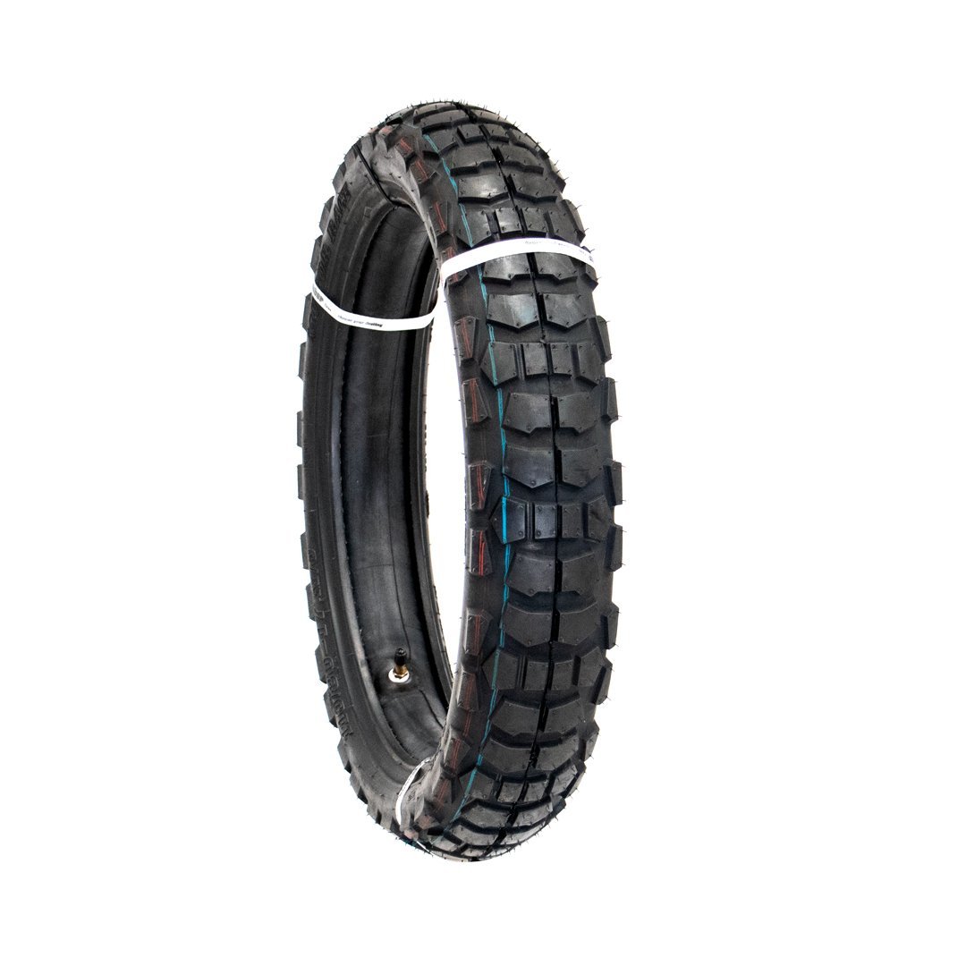 Llanta 110/80-17 para moto, Doble propósito. Tube Type. - Imagen 2