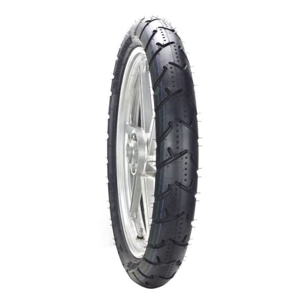 Llanta BTRubber 90/80-17 para motocicleta deportiva