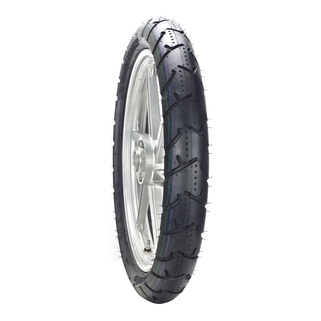 Llanta BTRubber 90/80-17 para motocicleta deportiva