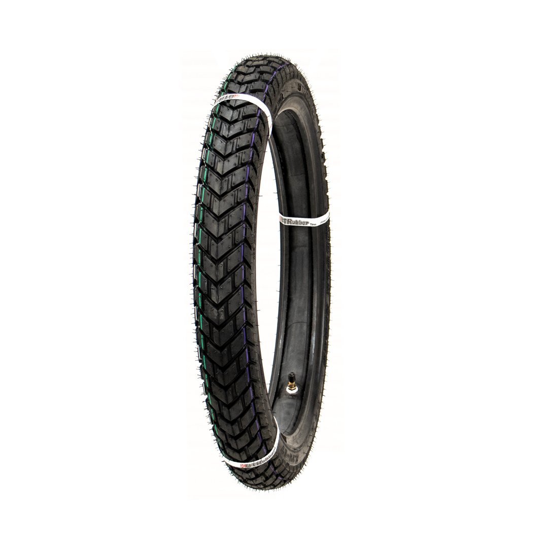 Llanta 3.00-17 para moto, Doble propósito. Tube Type. - Imagen 3
