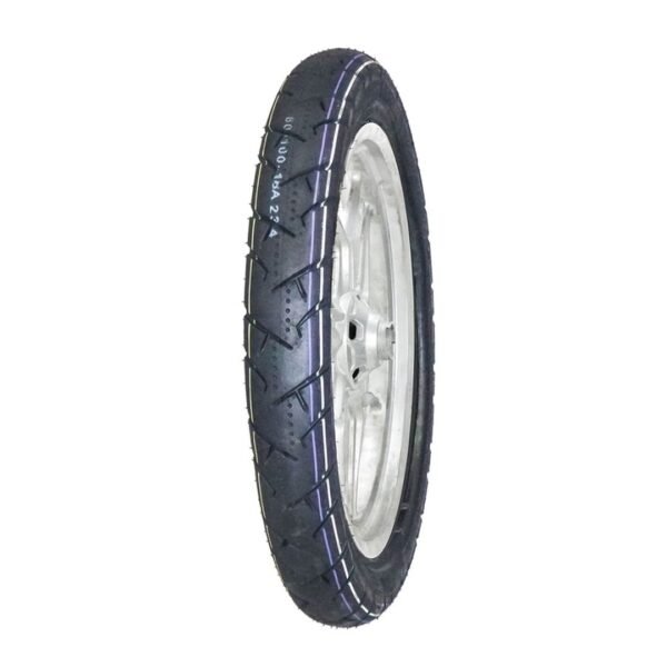 Llanta 80/100-18 para moto, Tipo Deportiva. Tubeless.