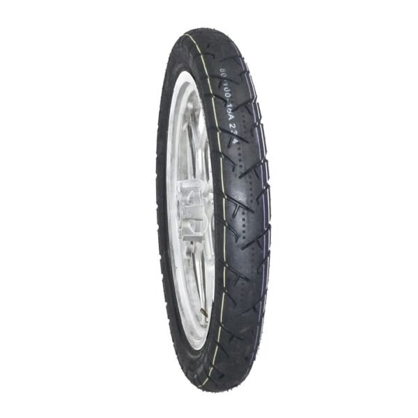 Llanta BTRubber 80/100-18 para motocicleta deportiva