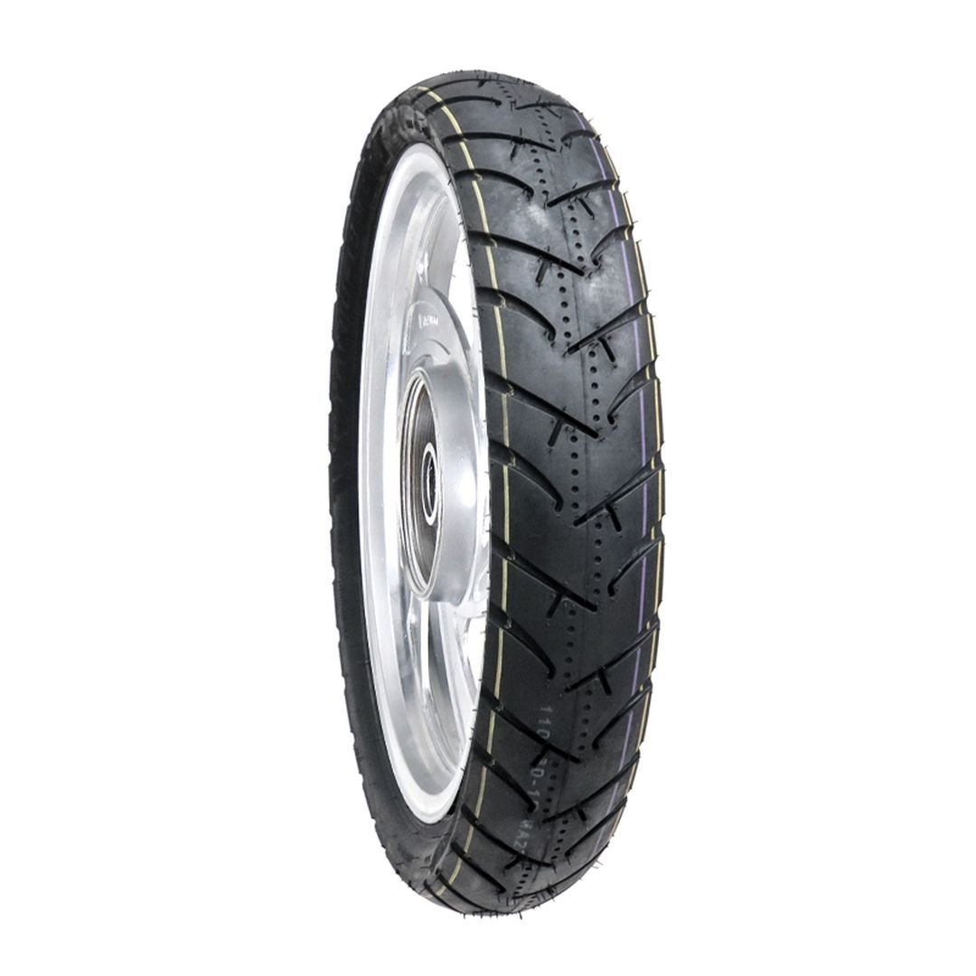 Llanta BTRubber 110/80-19 para motocicleta deportiva