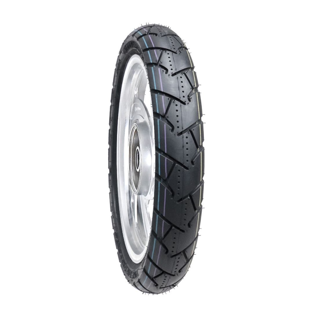 Llanta BTRubber 90/90-17 para motocicleta deportiva
